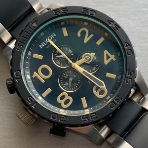 Nixon men’s 51-30 2 tone watch
